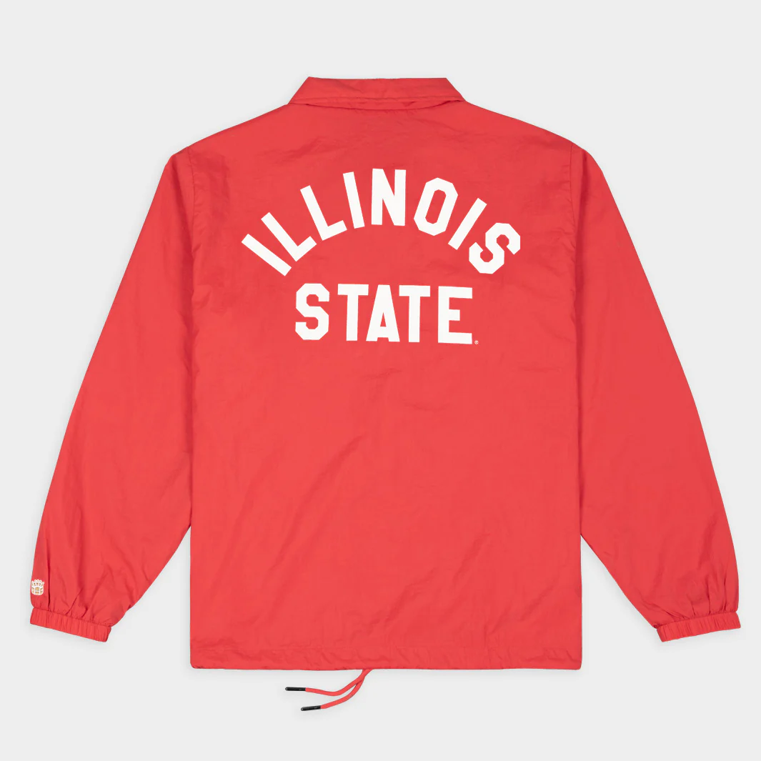 Illinois State Redbirds Vintage "ISU" Logo Coaches Jacket - Image 2