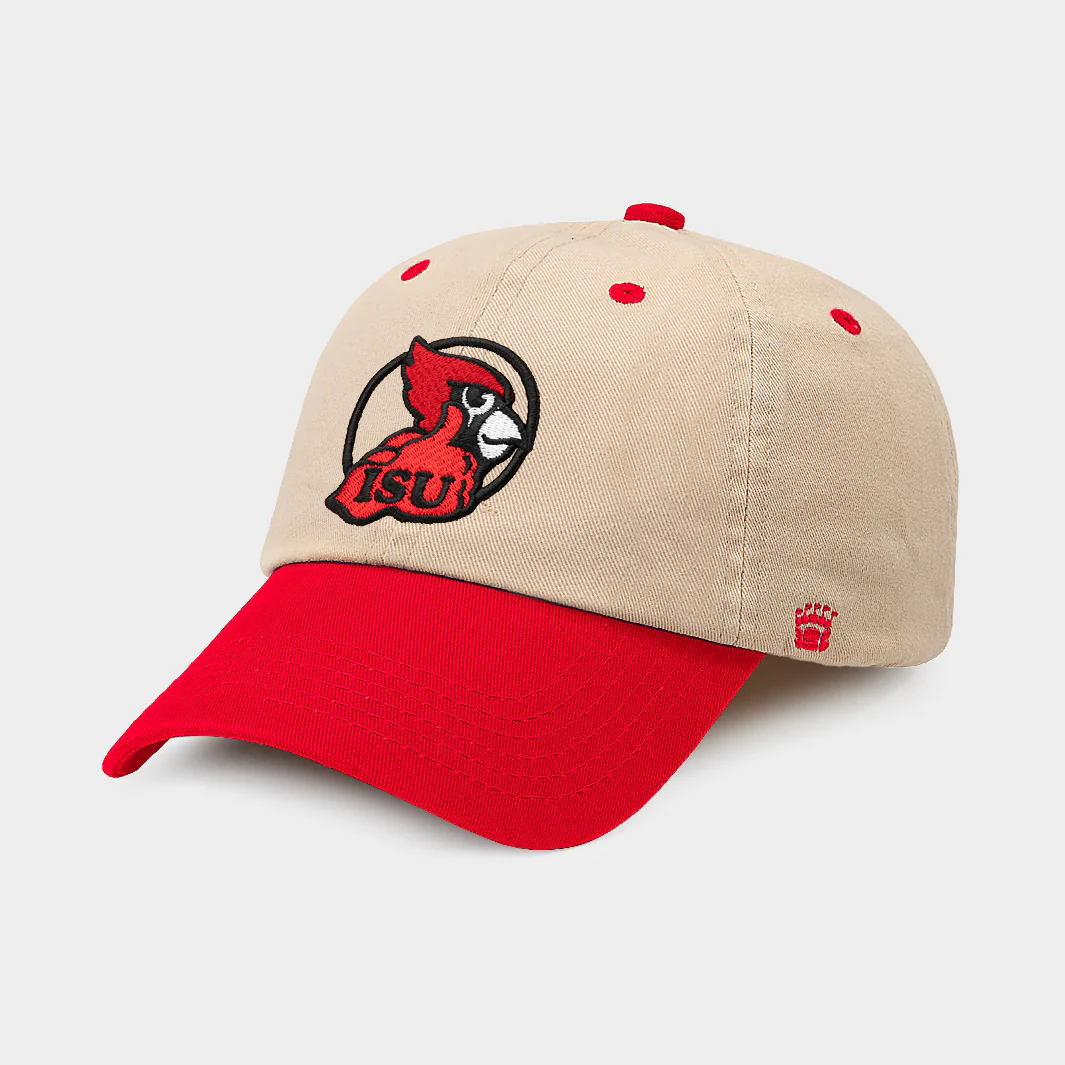 Illinois State Retro Redbird Logo Two-Tone Dad Hat
