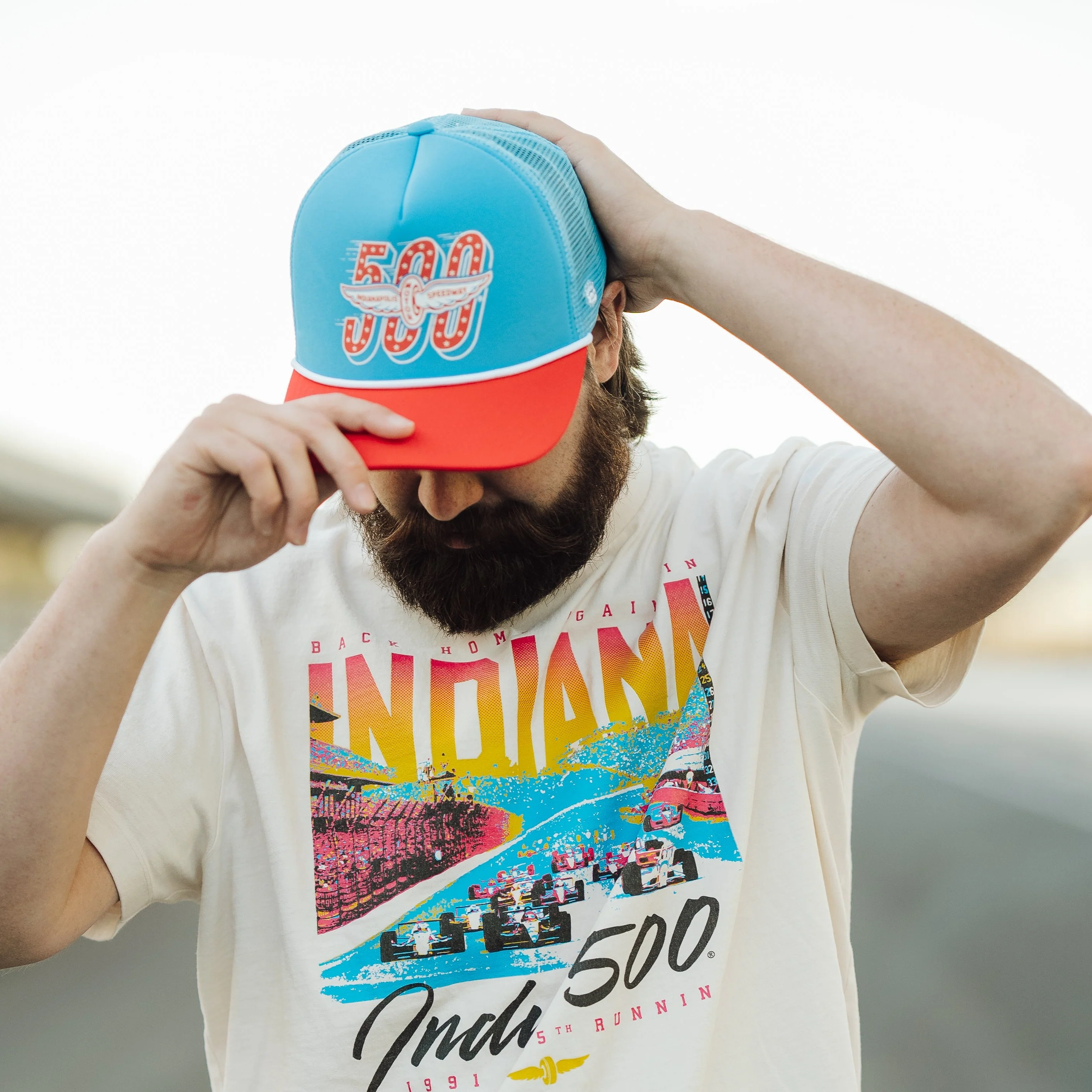 IMS Indianapolis 500 Vintage Trucker Hat - Image 5