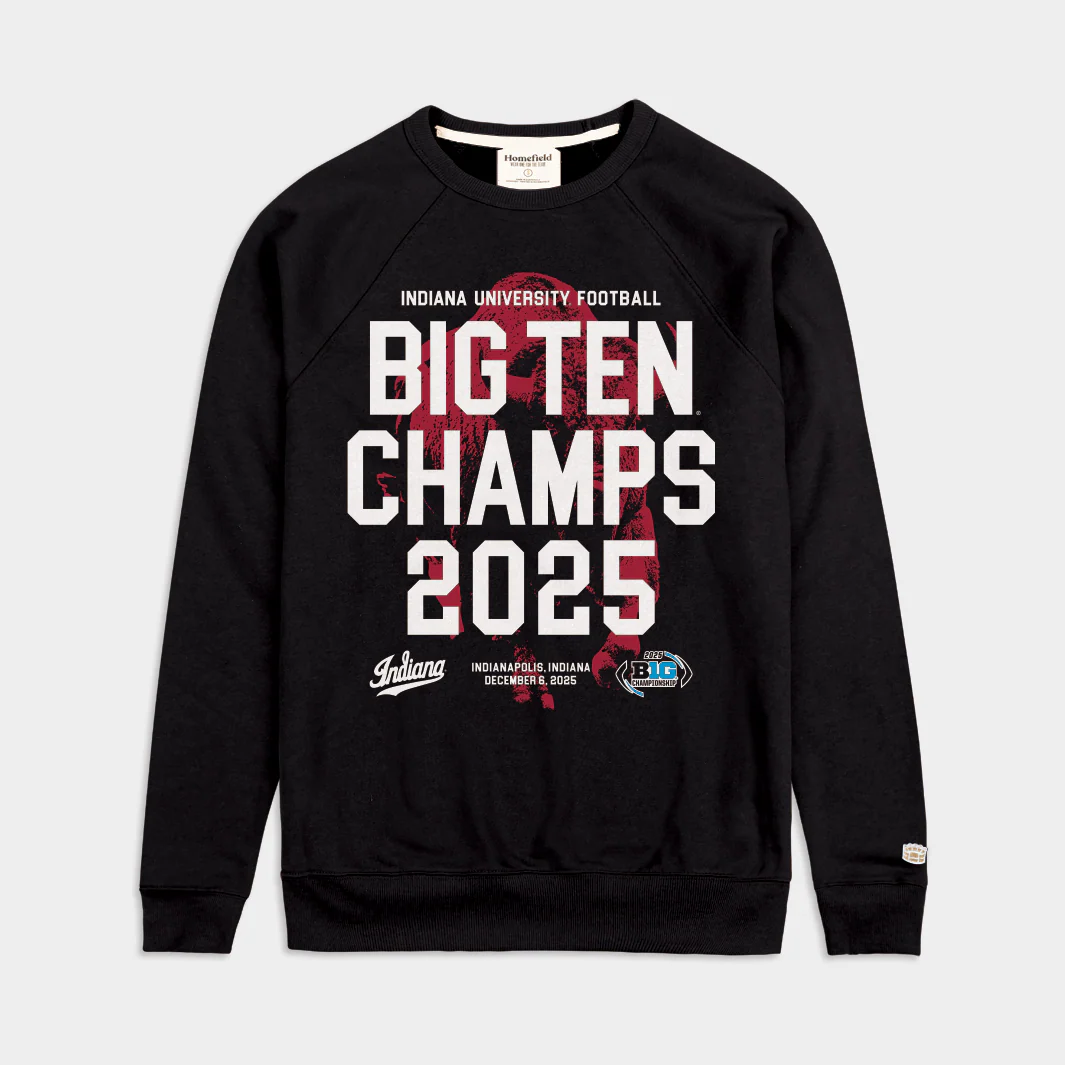 Indiana 2025 Big Ten Champs Bison Crewneck