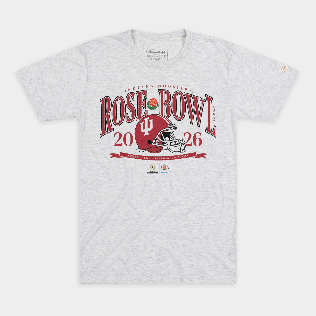 Indiana 2026 Rose Bowl Ash Tee
