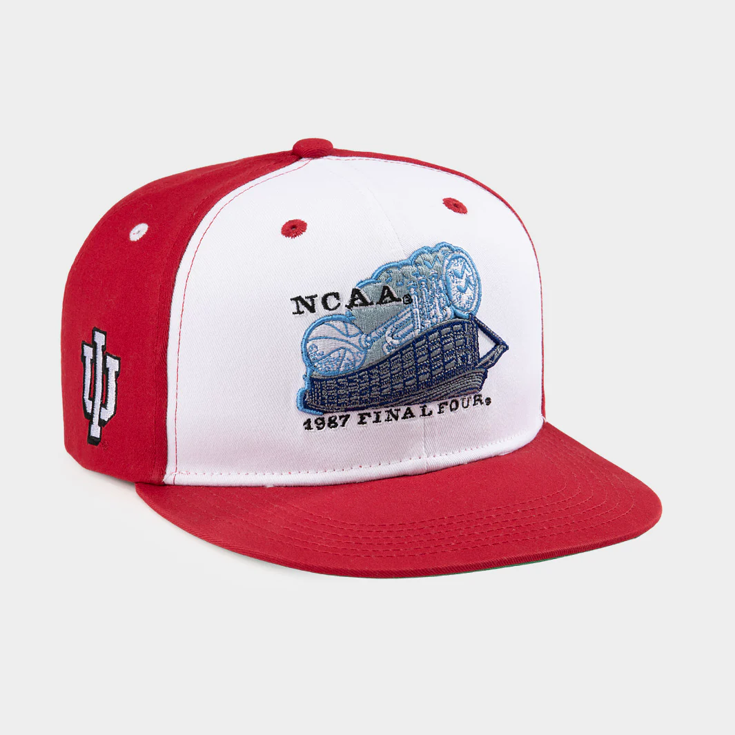 Indiana Basketball 1987 Final Four Logo Snapback - Image 2