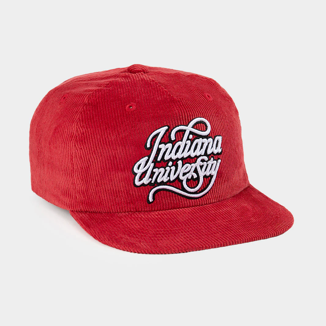 Indiana Classic IU Script Wordmark Corduroy Hat - Image 2