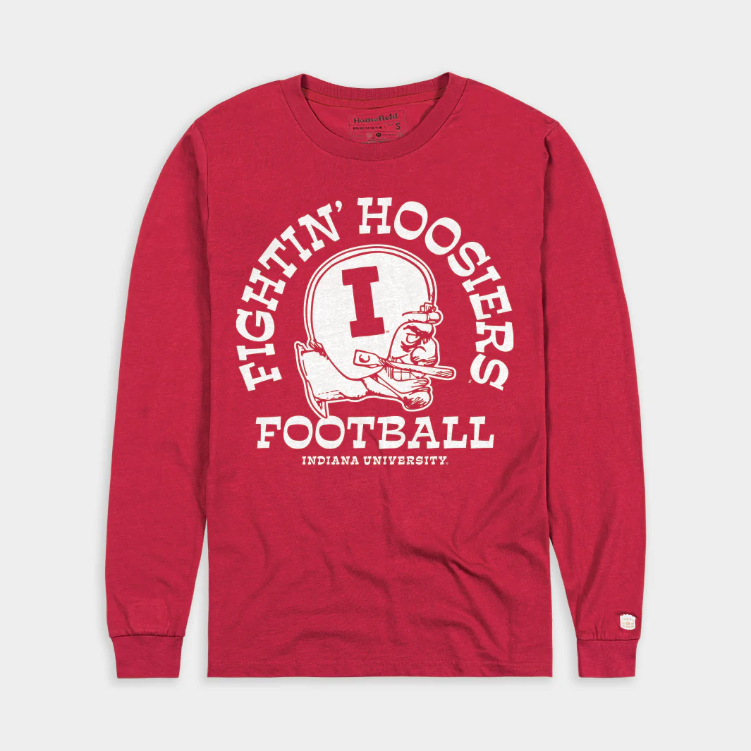 Indiana Football 1980s Fightin' Hoosiers Long Sleeve
