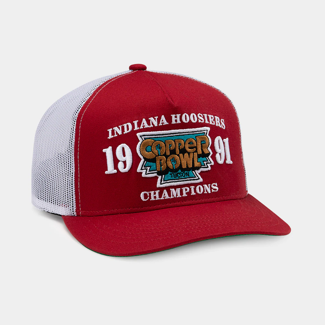 Indiana Football 1991 Copper Bowl Champs Trucker Hat - Image 2