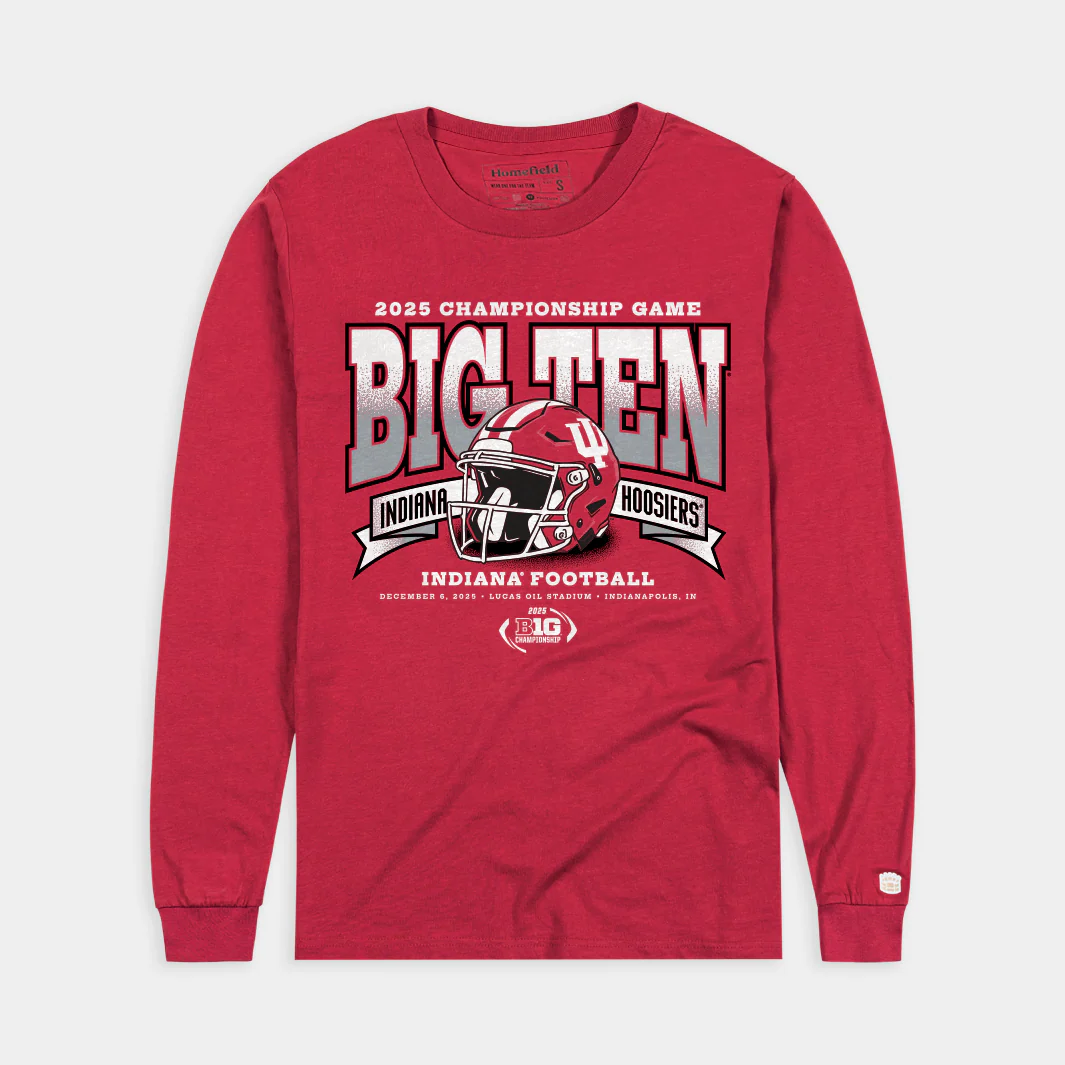 Indiana Football 2025 Big Ten Championship Game Long Sleeve