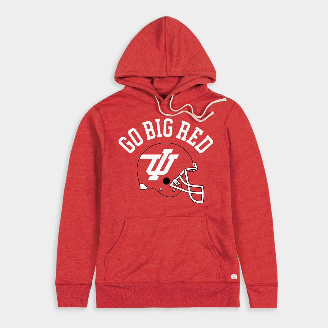 Indiana Football "Flying IU" Helmet Hoodie