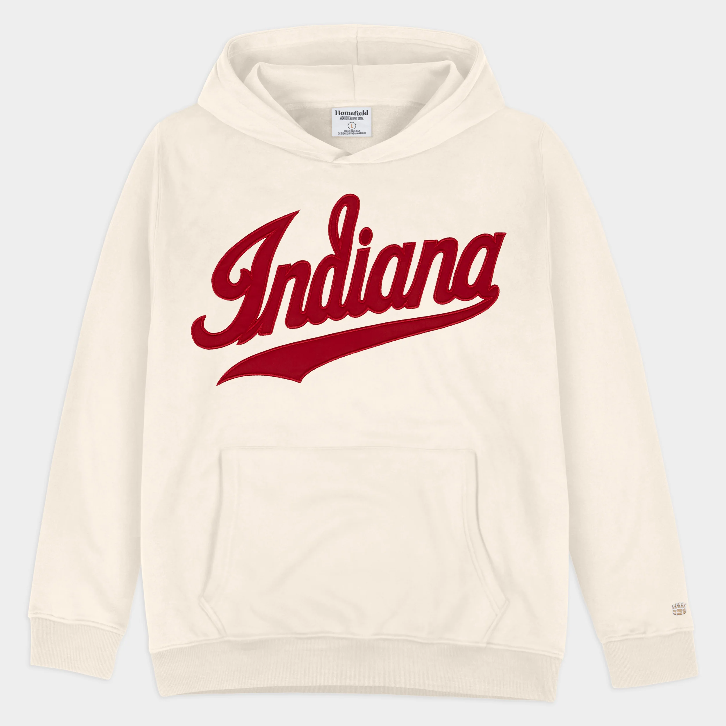 Indiana Hoosiers 1980s Applique Heavyweight Hoodie