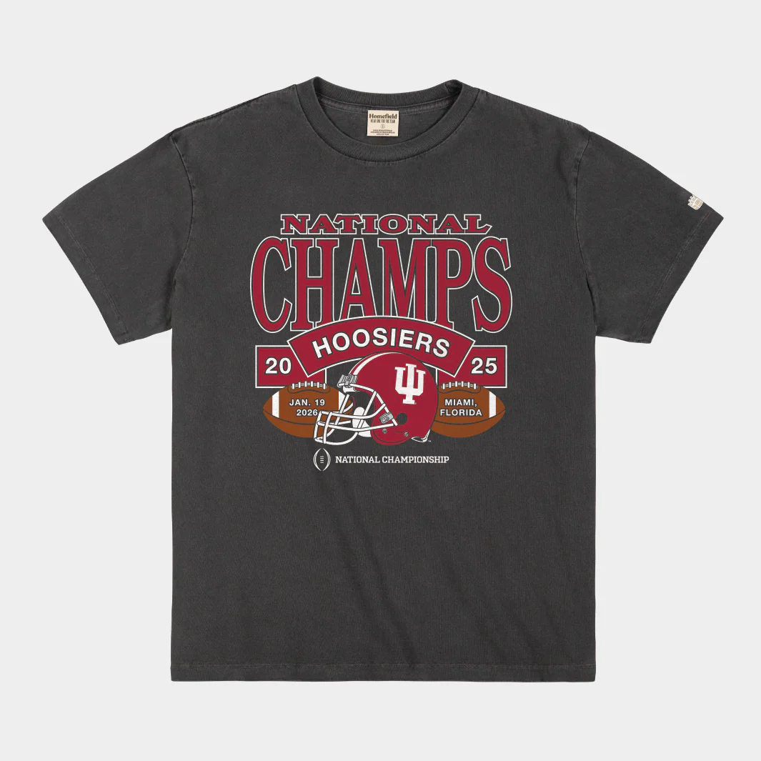 Indiana Hoosiers 2025 CFP National Champs Football Heavyweight Tee