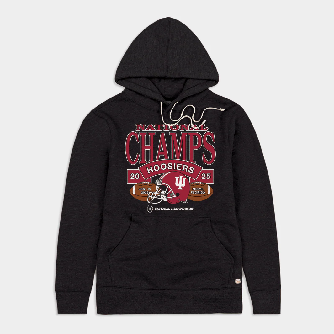 Indiana Hoosiers 2025 CFP National Champs Football Hoodie