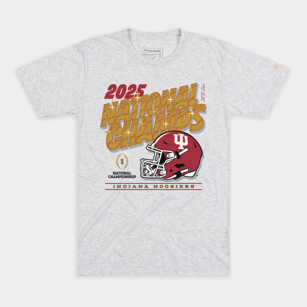 Indiana Hoosiers 2025 CFP National Champs Gold Tee