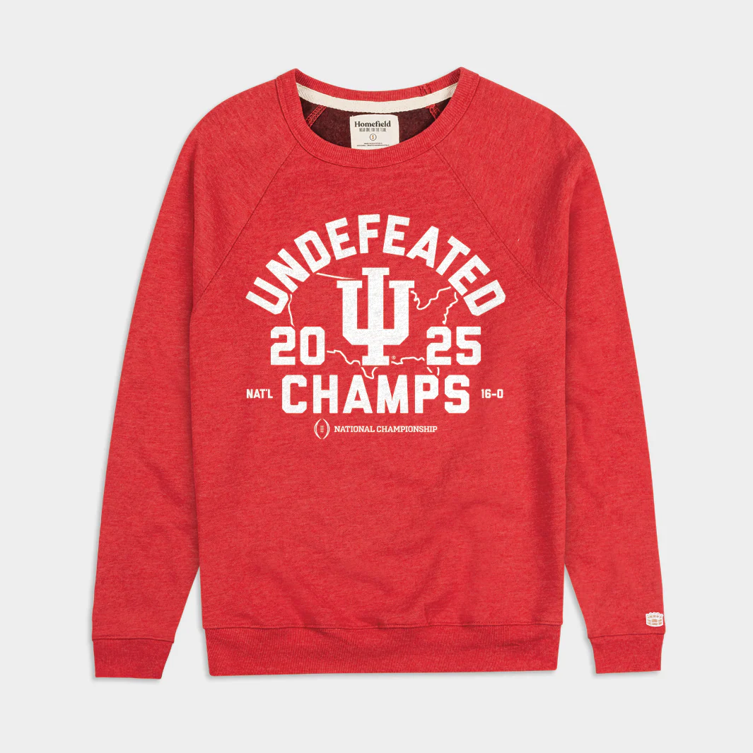 Indiana Hoosiers 2025 Undefeated National Champs Crewneck