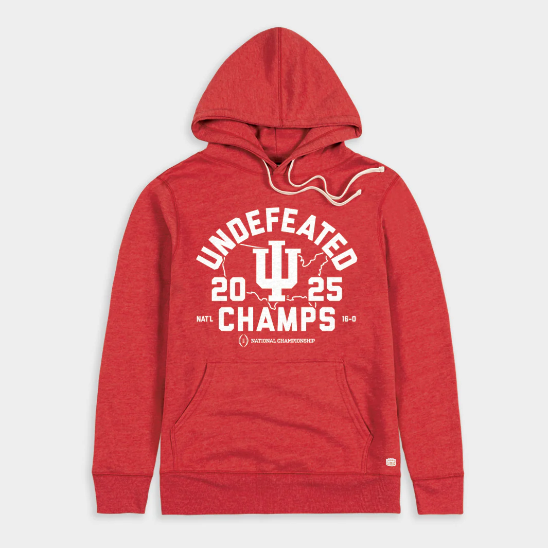Indiana Hoosiers 2025 Undefeated National Champs Hoodie