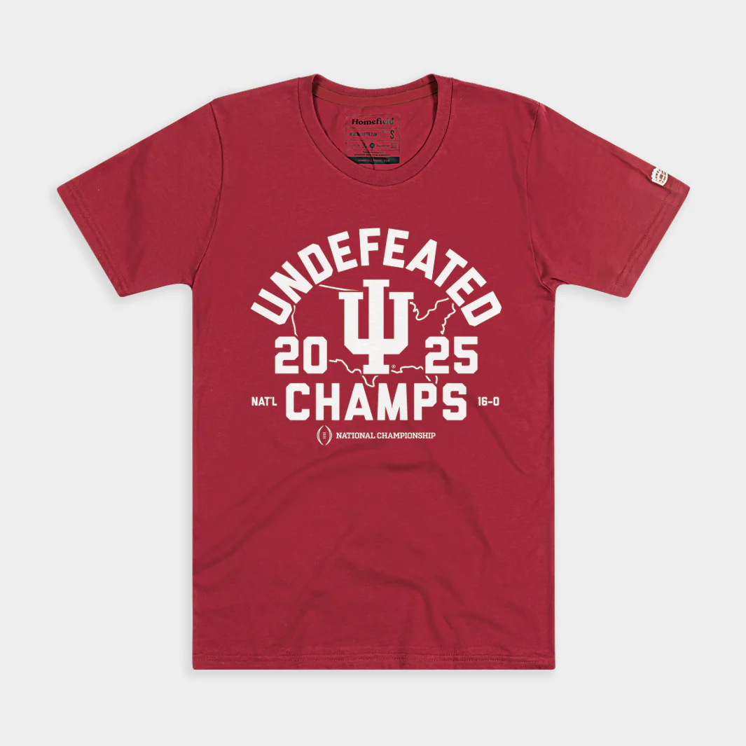 Indiana Hoosiers 2025 Undefeated National Champs Tee
