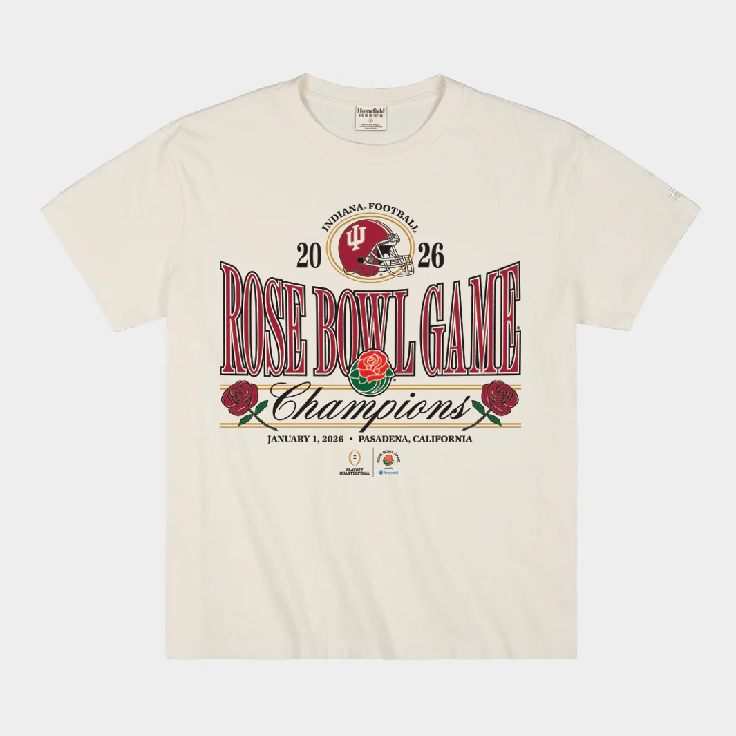 Indiana Hoosiers 2026 Rose Bowl Champs Heavyweight Tee