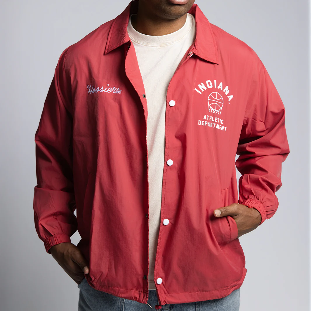 Indiana Hoosiers Basketball 1970s Coaches Jacket - Image 4