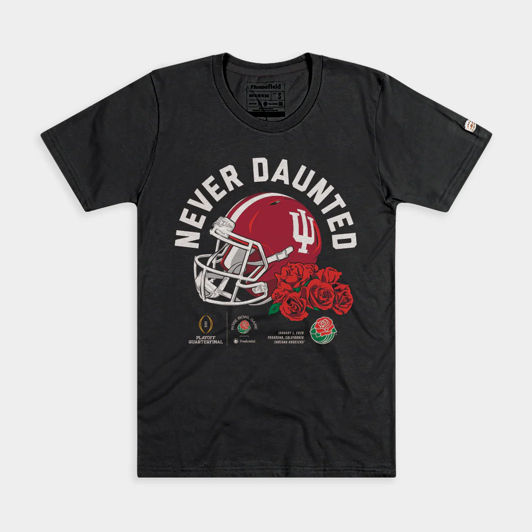 Indiana Hoosiers "Never Daunted" 2026 Rose Bowl Tee