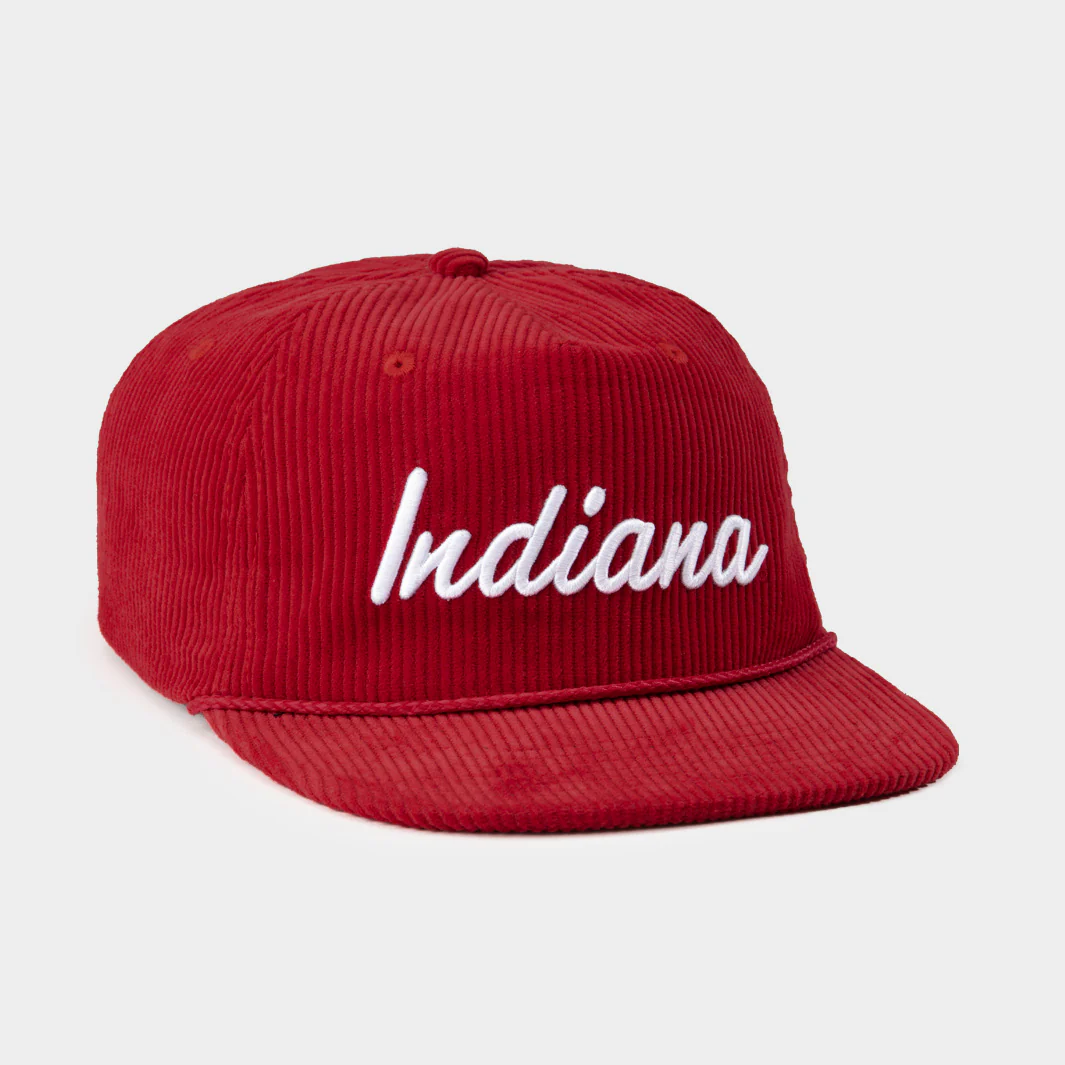 Indiana Hoosiers Retro Script Corduroy Hat - Image 2