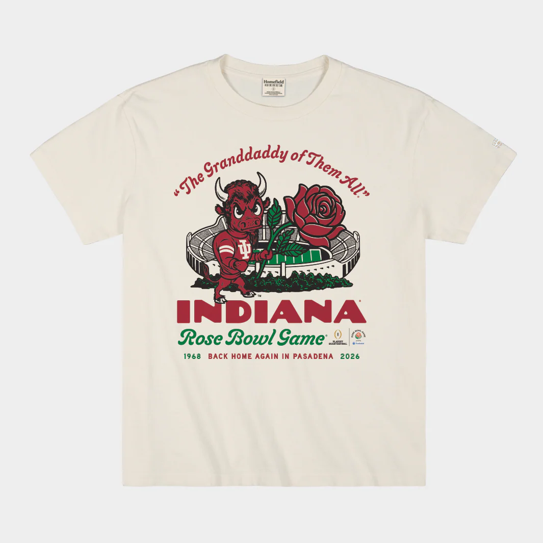 Indiana Hoosiers "The Grandaddy of Them All" 2026 Rose Bowl Heavyweight Tee