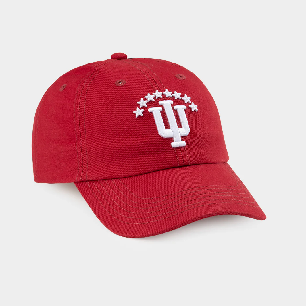 Indiana Men's Soccer 8-Star Champs Dad Hat - Image 2