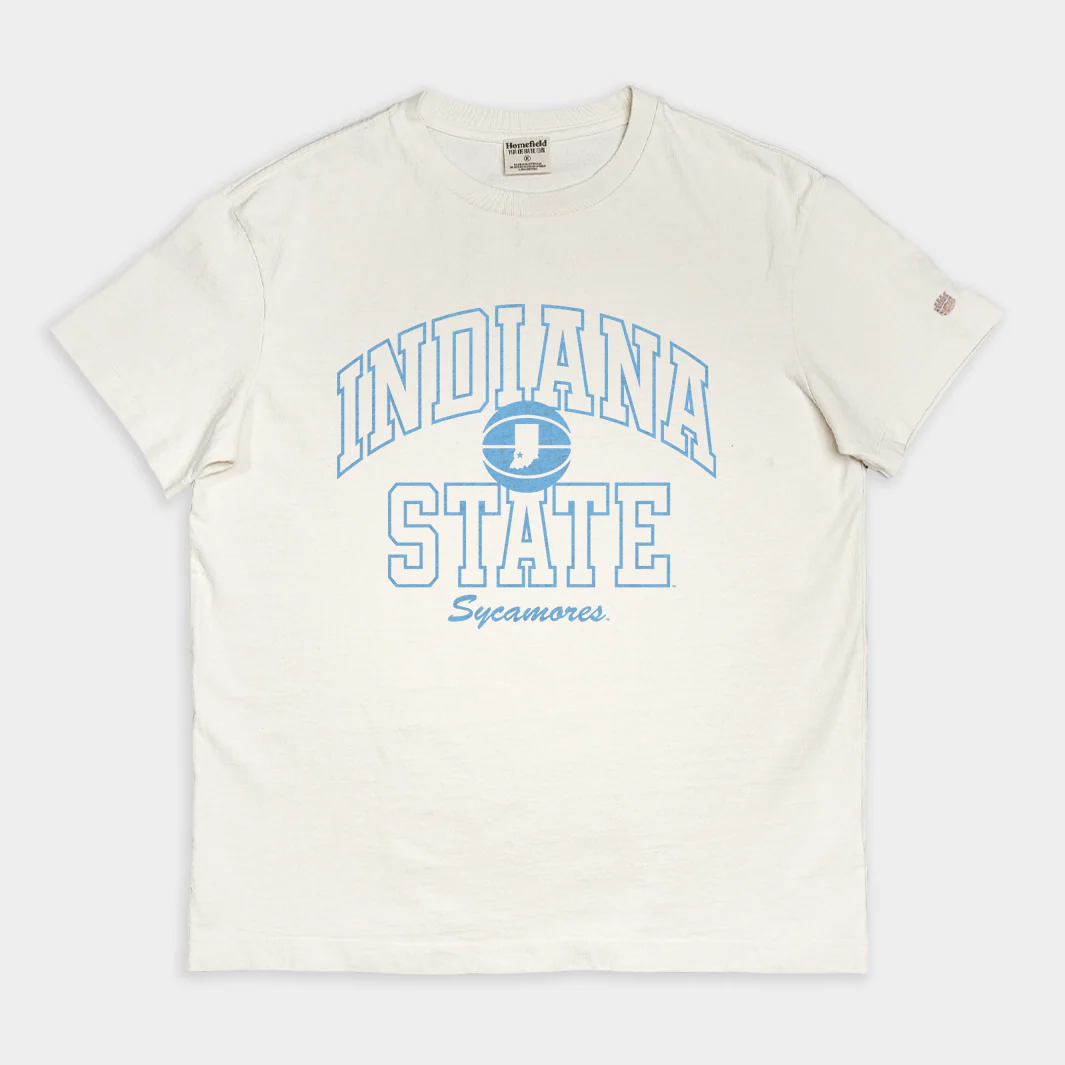 Indiana State Sycamores Basketball Vintage Heavyweight Tee