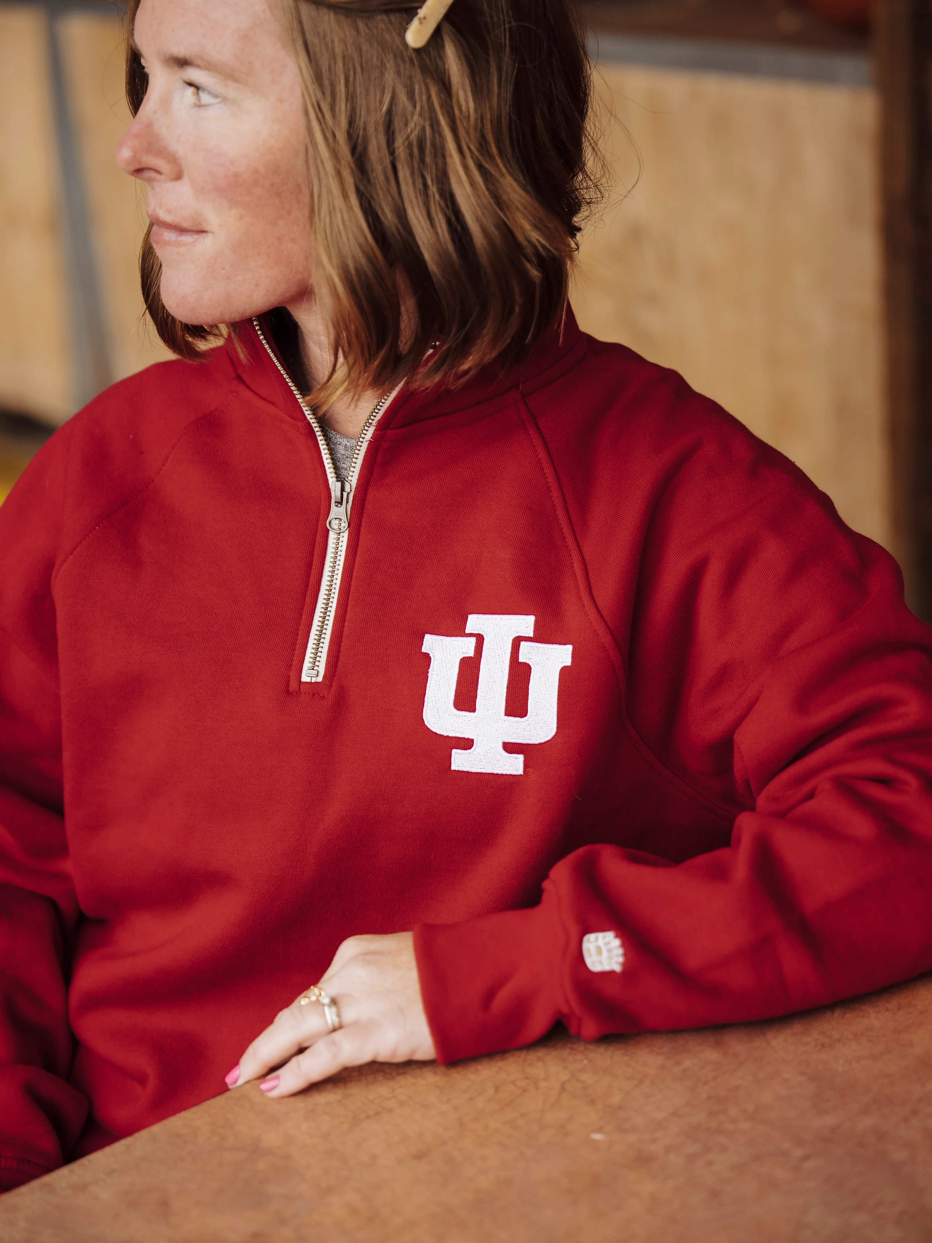 Indiana Vintage Trident IU Quarter Zip - Image 3