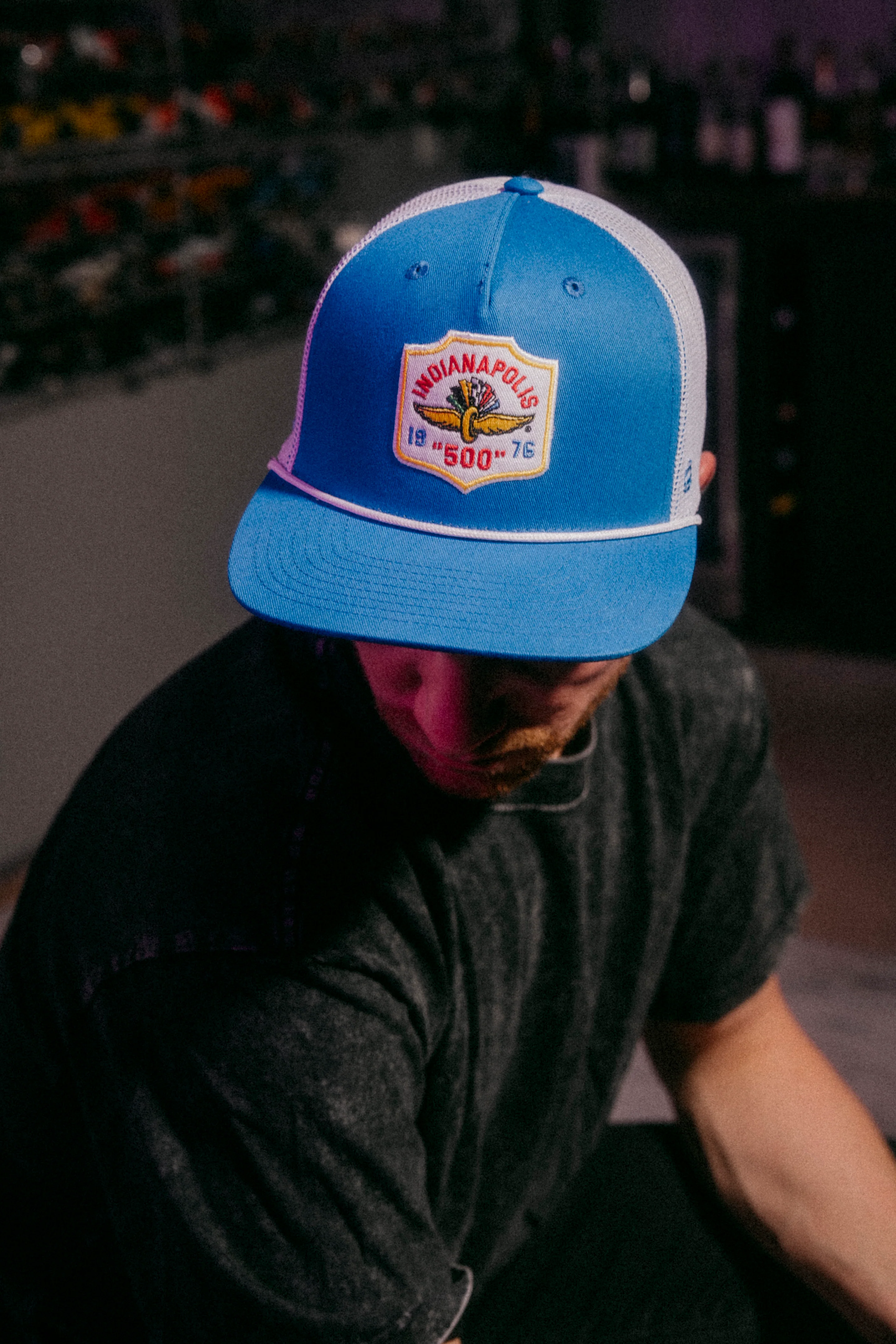Indianapolis 500 1976 60th Running Trucker Hat - Image 4