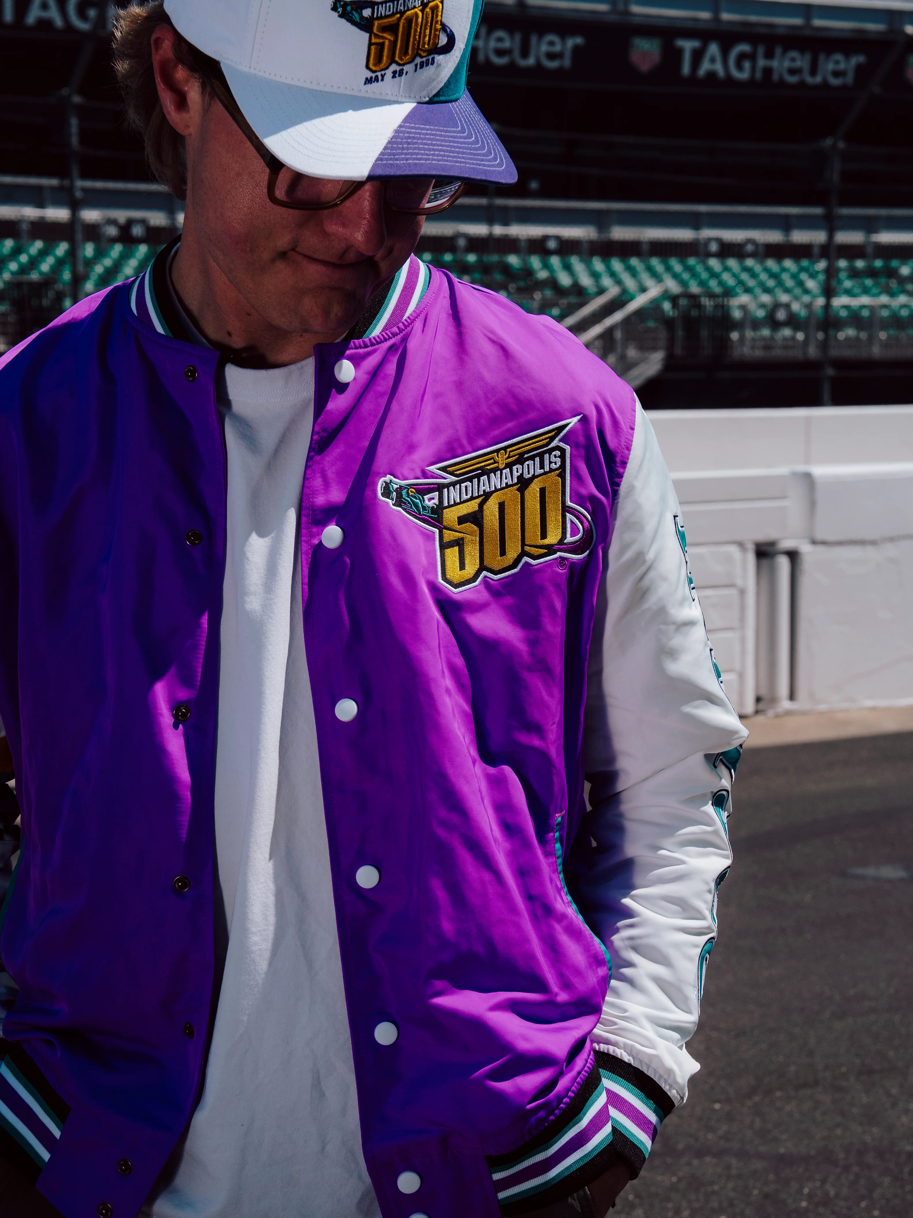 Indianapolis 500 1996 Logo Snapback Hat - Image 5