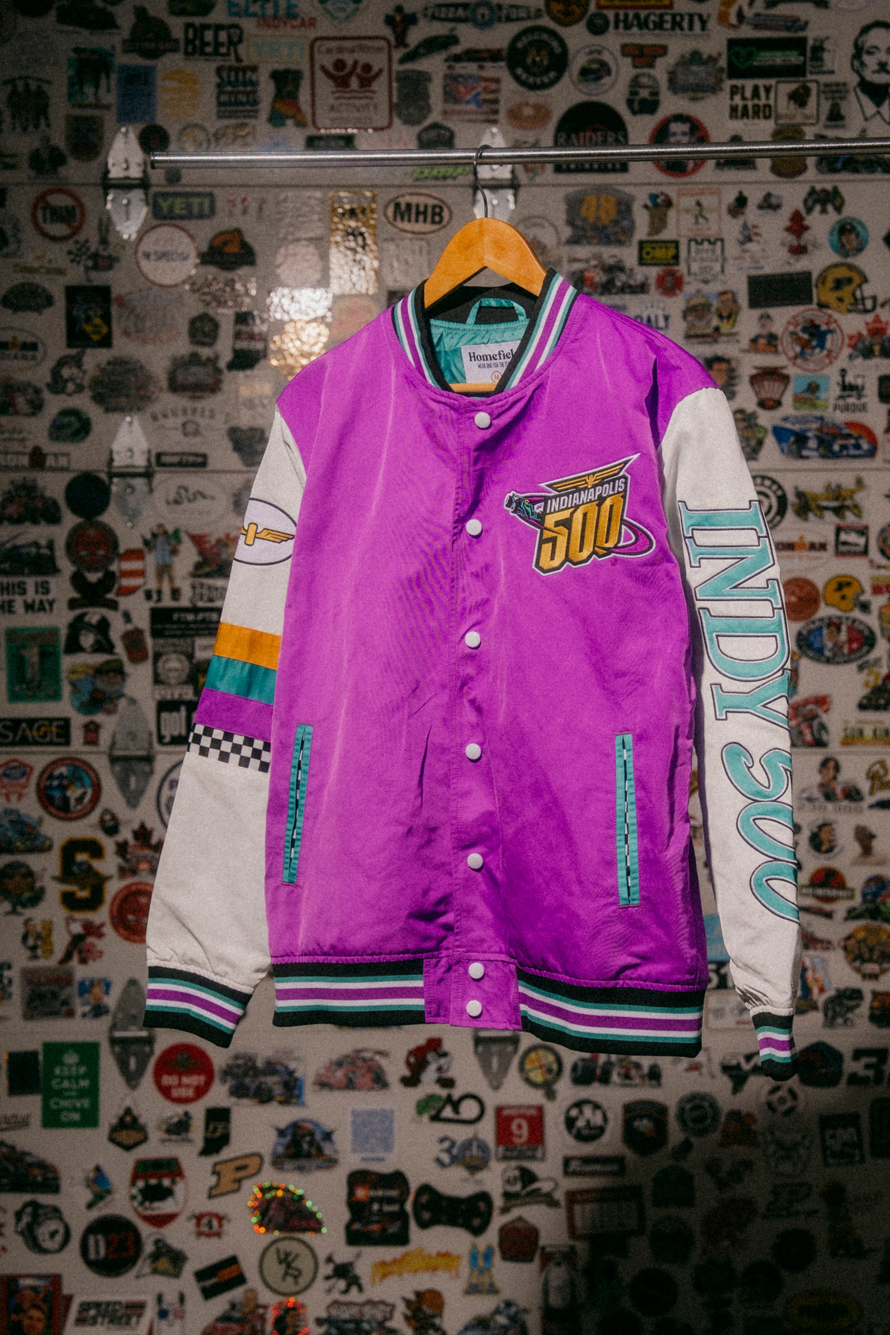 Indianapolis 500 90s-Inspired Bomber Jacket - Image 3