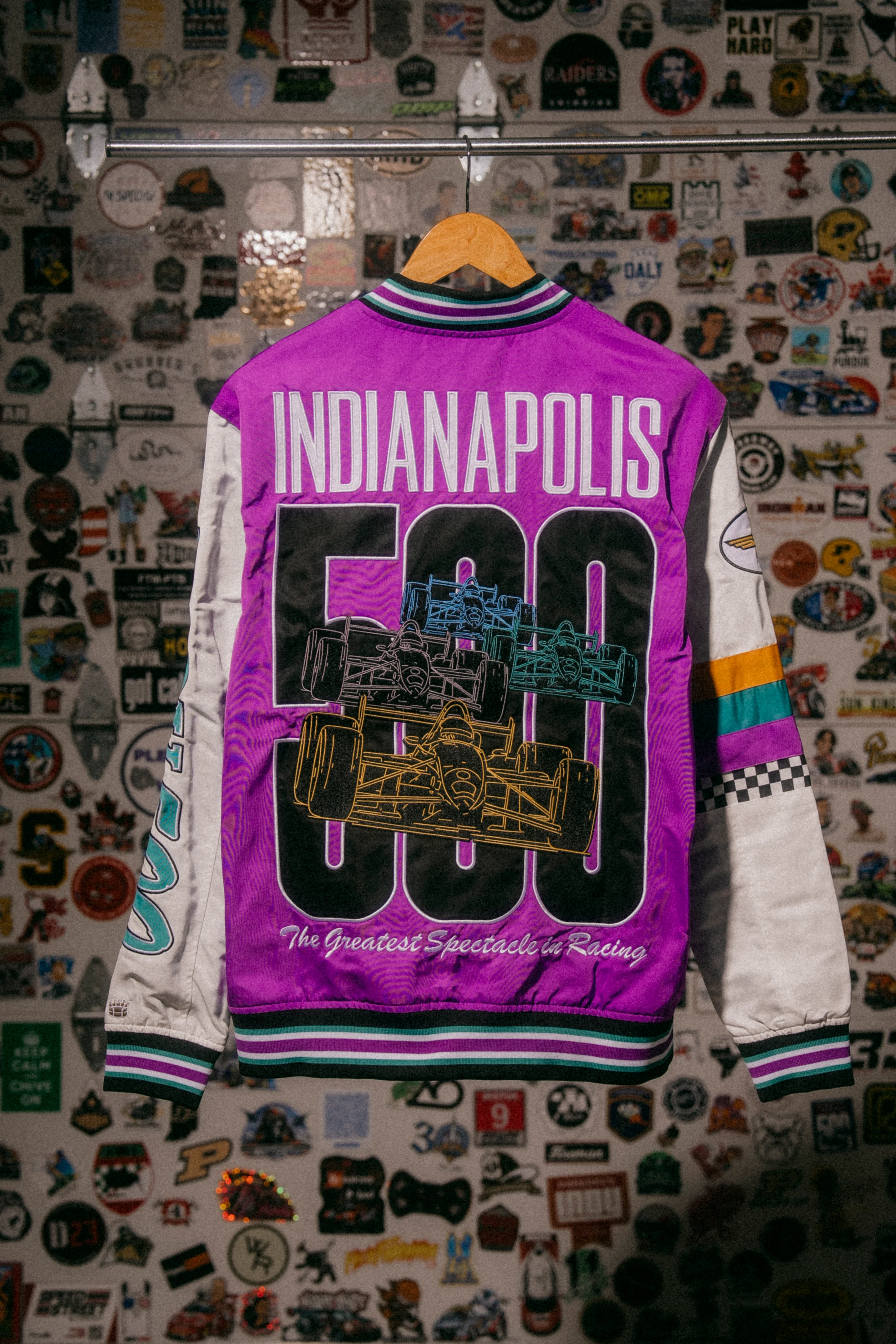 Indianapolis 500 90s-Inspired Bomber Jacket - Image 4