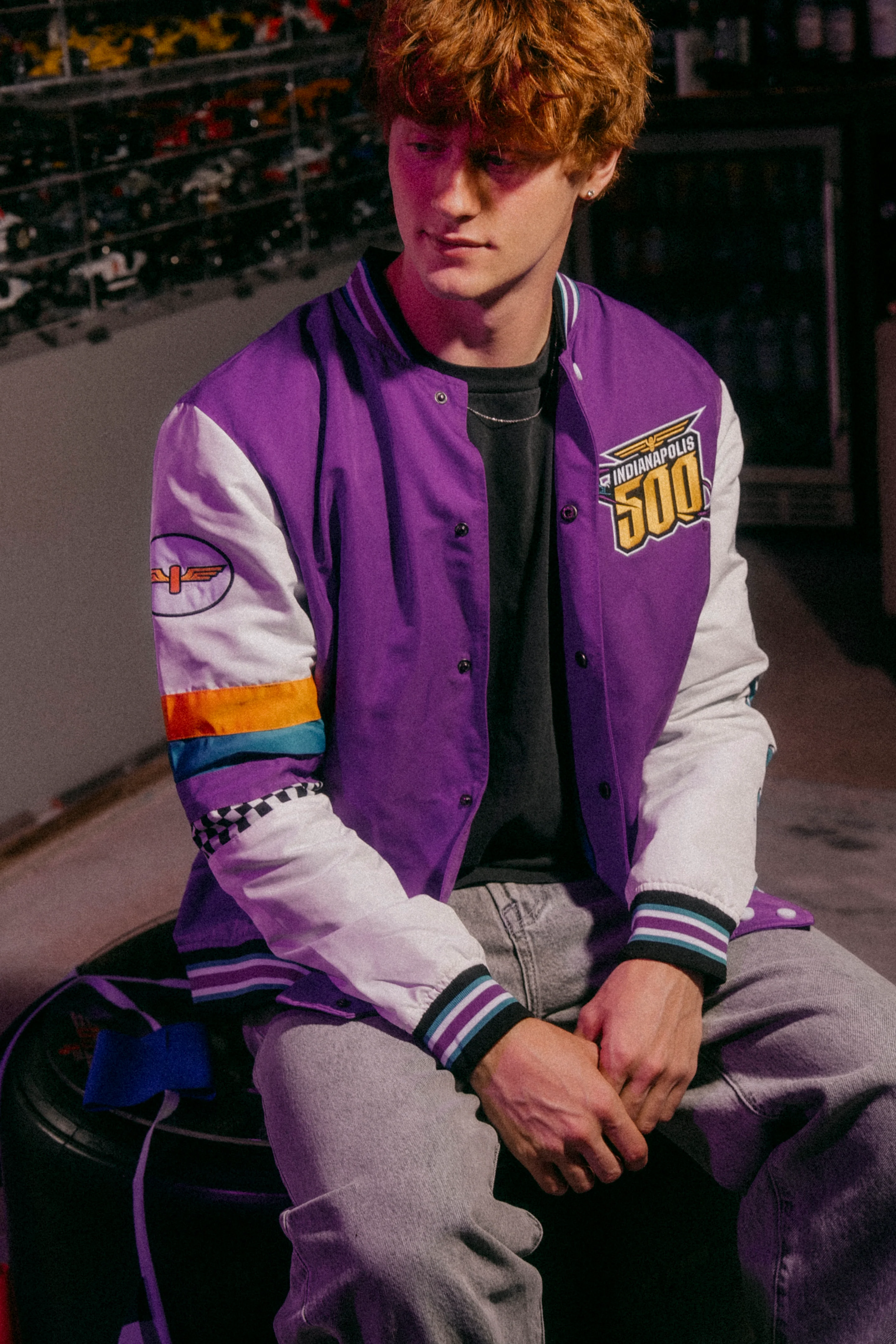 Indianapolis 500 90s-Inspired Bomber Jacket - Image 6