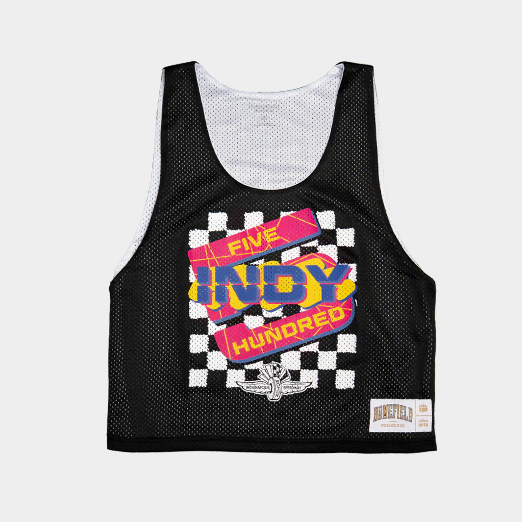 Indianapolis 500 Checkered Reversible Pinnie - Image 2