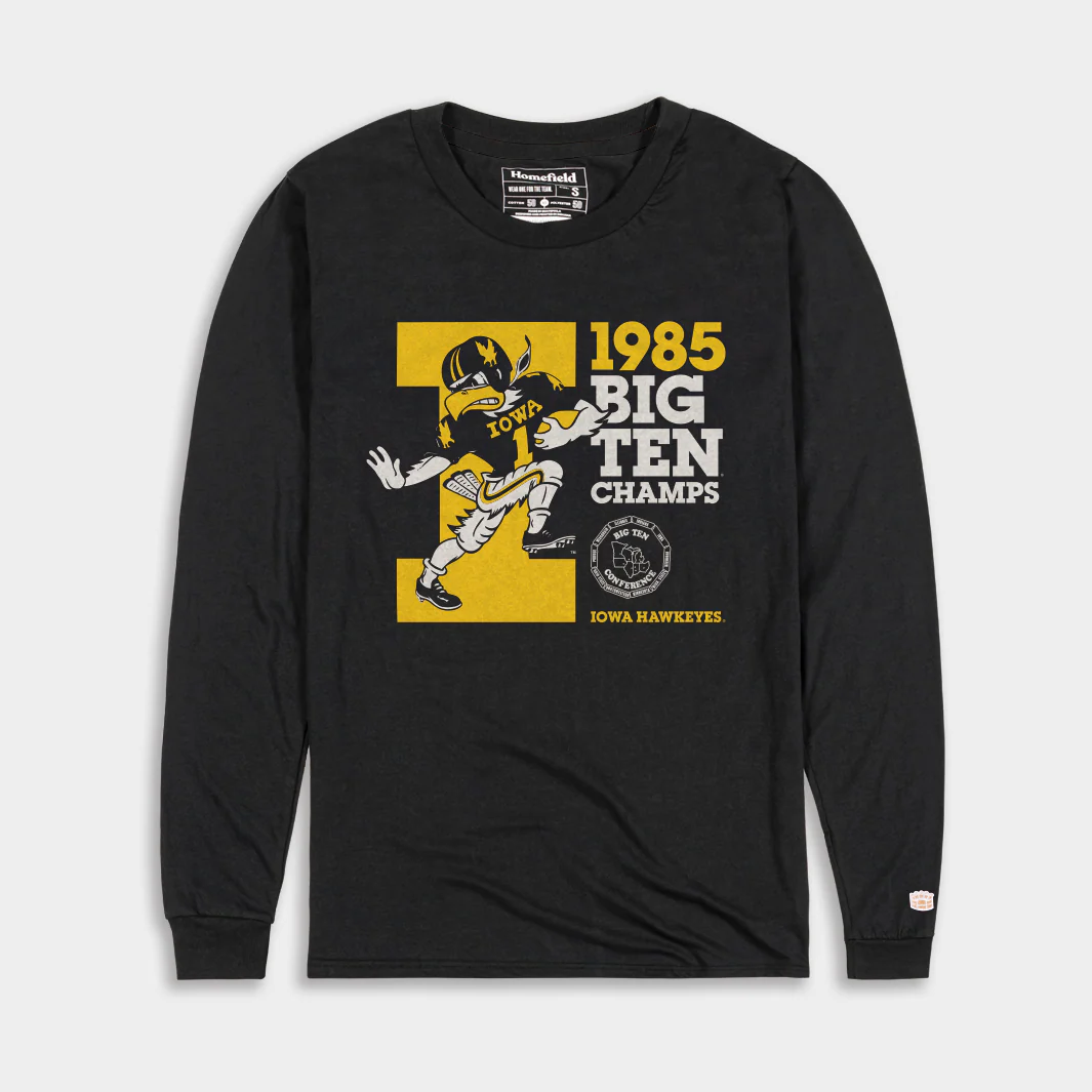 Iowa Football 1985 Big Ten Champions Long Sleeve