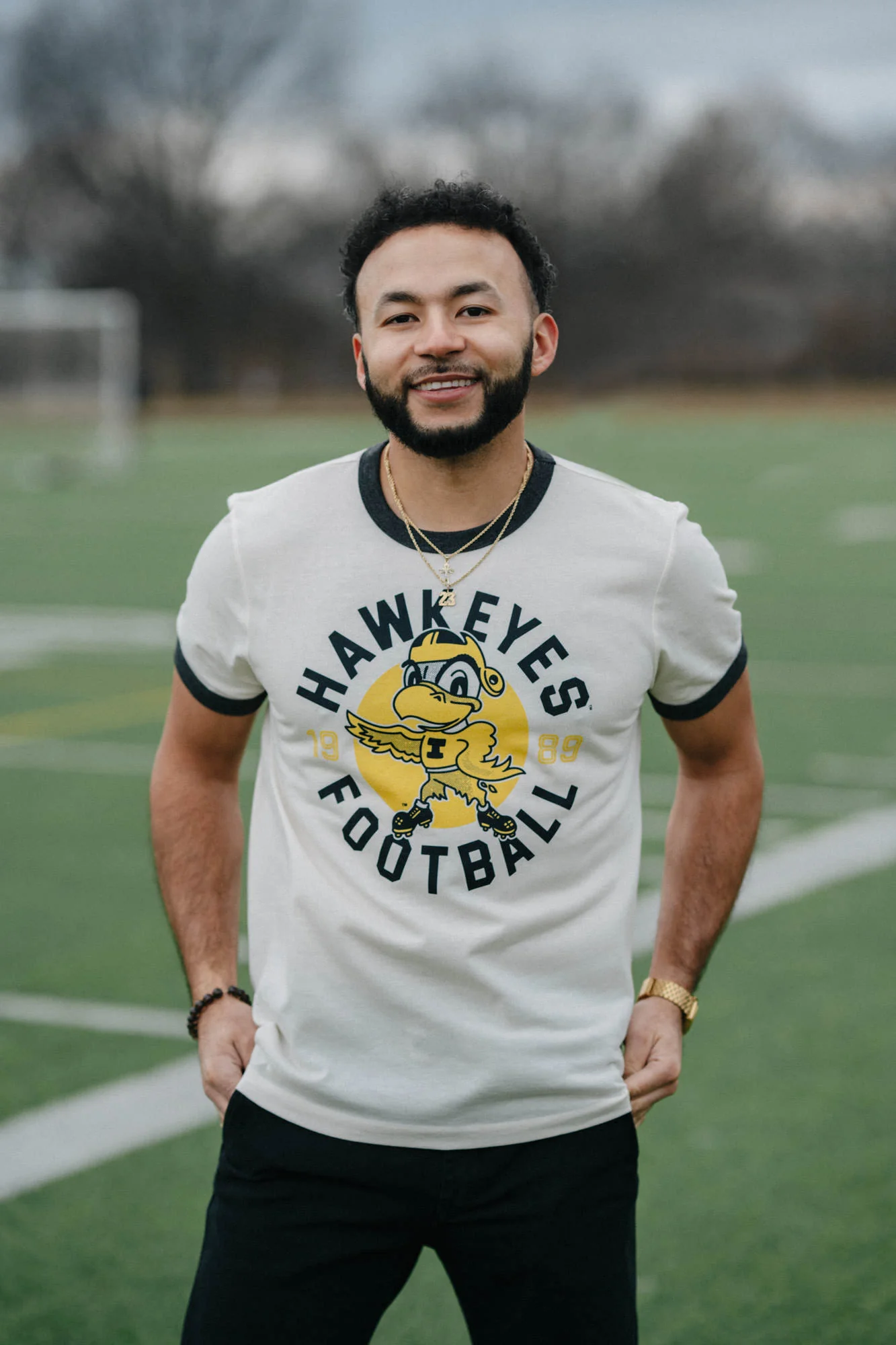 Iowa Football Herky Ringer Tee - Image 2