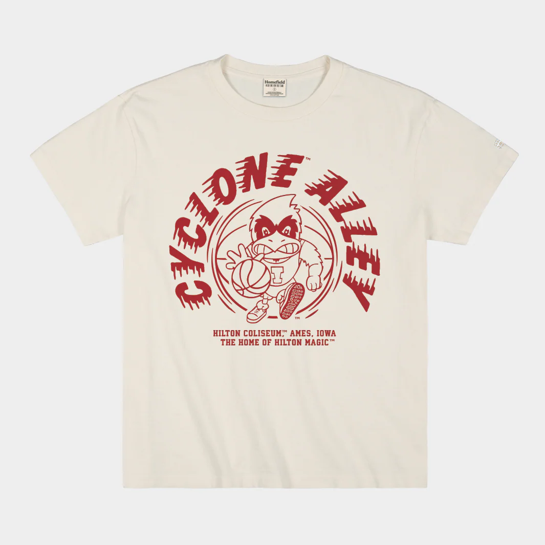 Iowa State "Cyclone Alley" Basketball Vintage Heavyweight Tee