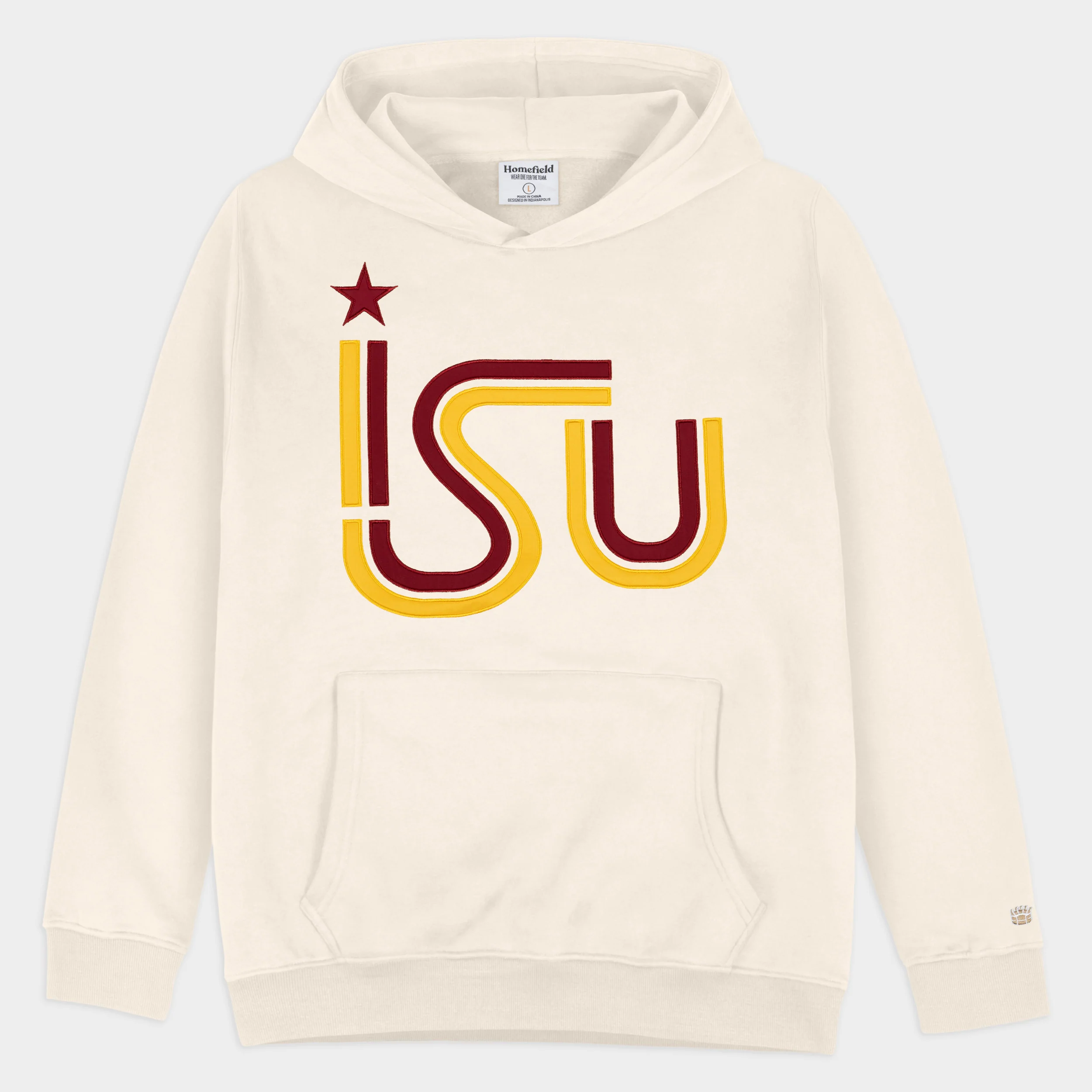 Iowa State Cyclones 1980s Applique Heavyweight Hoodie