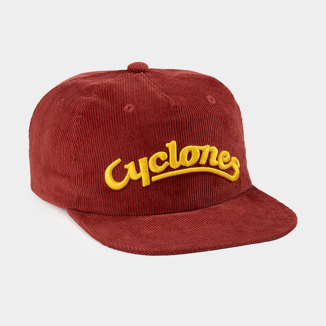 Iowa State Cyclones Arched Wordmark Corduroy Hat - Image 2