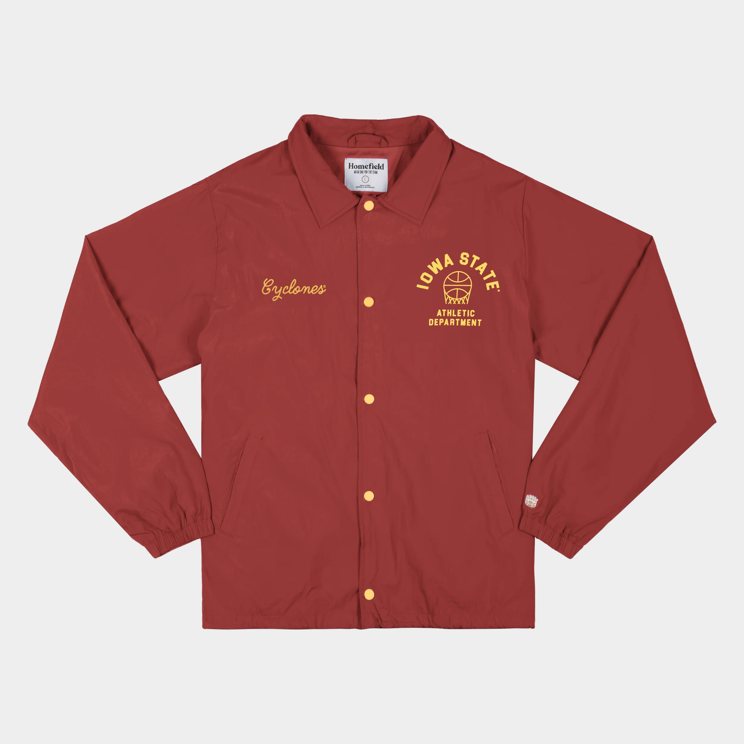 Iowa State Cyclones Basketball 1970s Coaches Jacket
