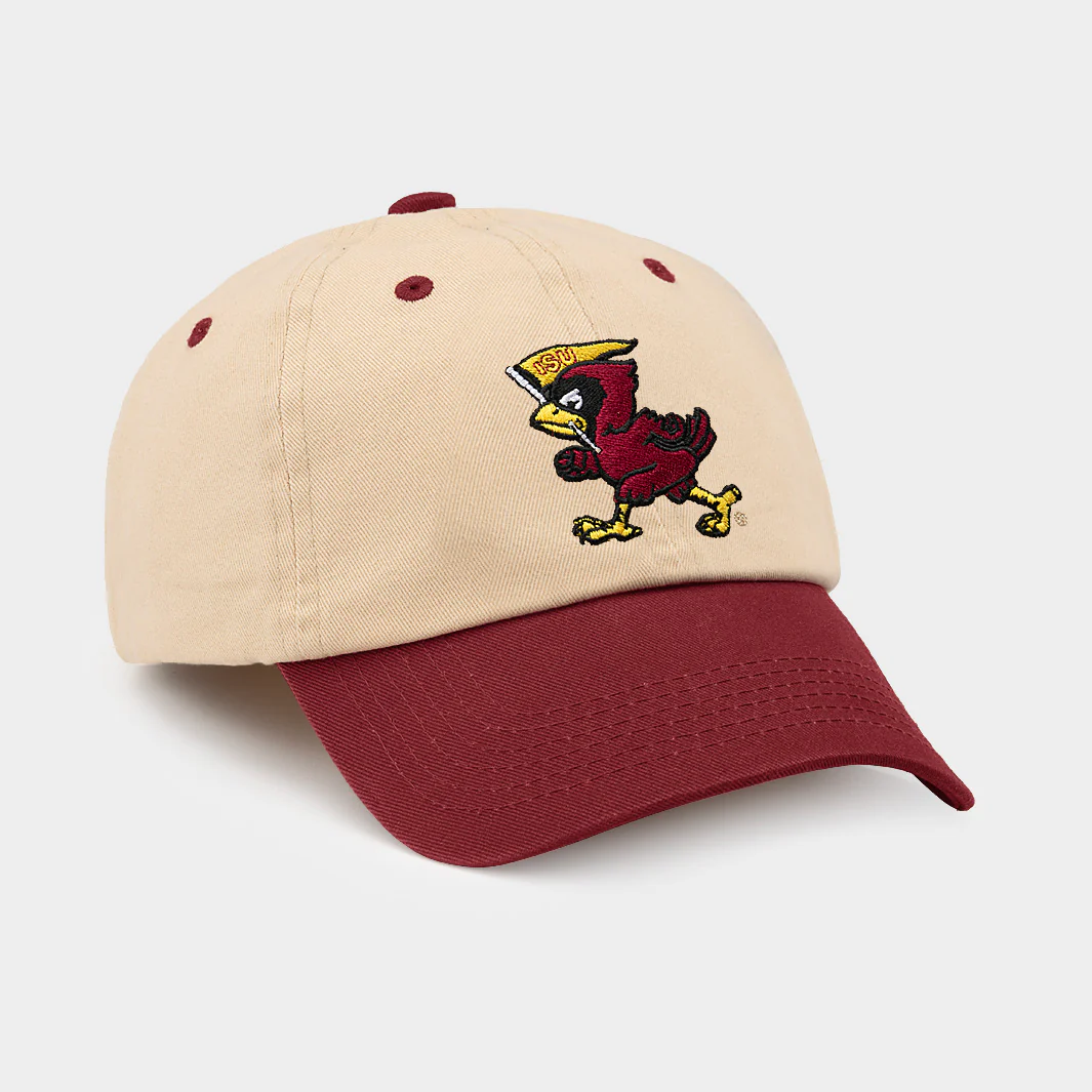 Iowa State Cyclones Vintage Logo Two-Tone Dad Hat - Image 2