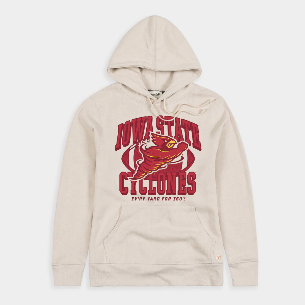Iowa State Football Punching Cy 1995 Logo Hoodie
