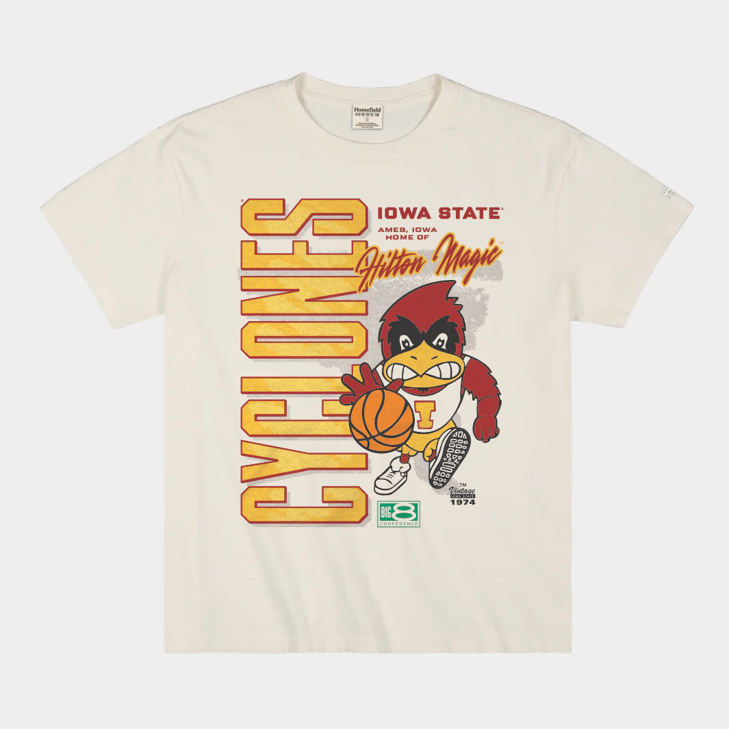Iowa State Men's Basketball Vintage Heavyweight Tee