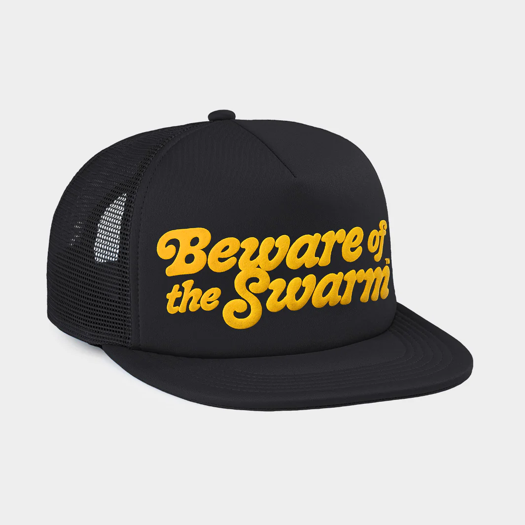 Iowa "The Swarm" Puff Ink Trucker Hat - Image 2