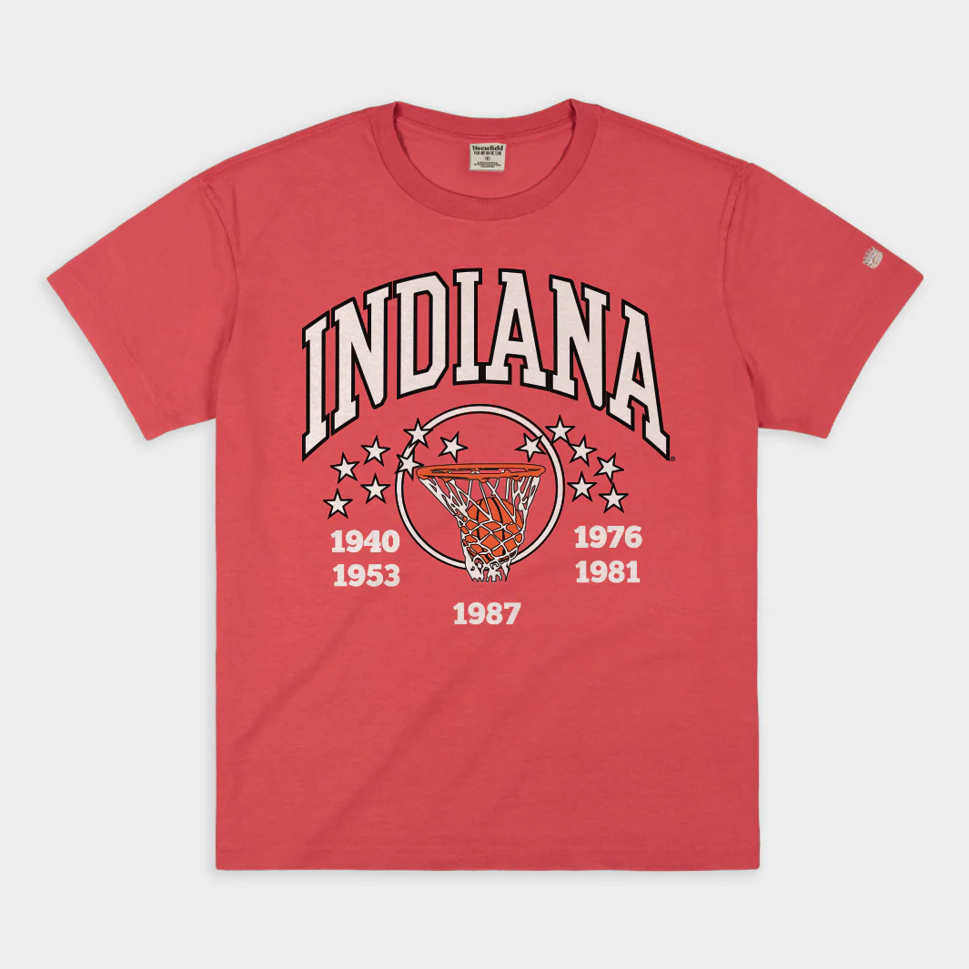 IU Basketball Champions Vintage Heavyweight Tee