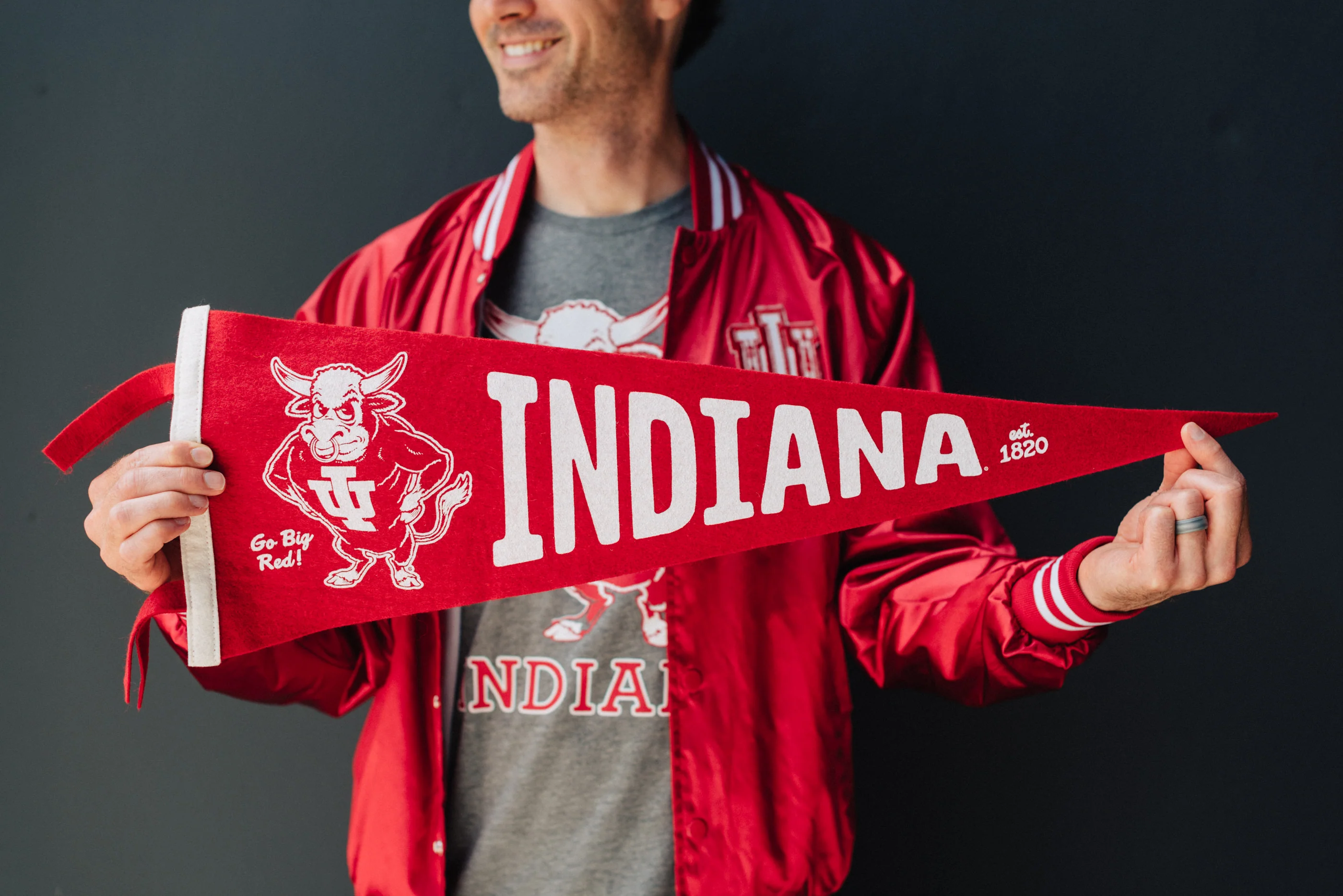 IU Bison Felt Pennant - Image 2