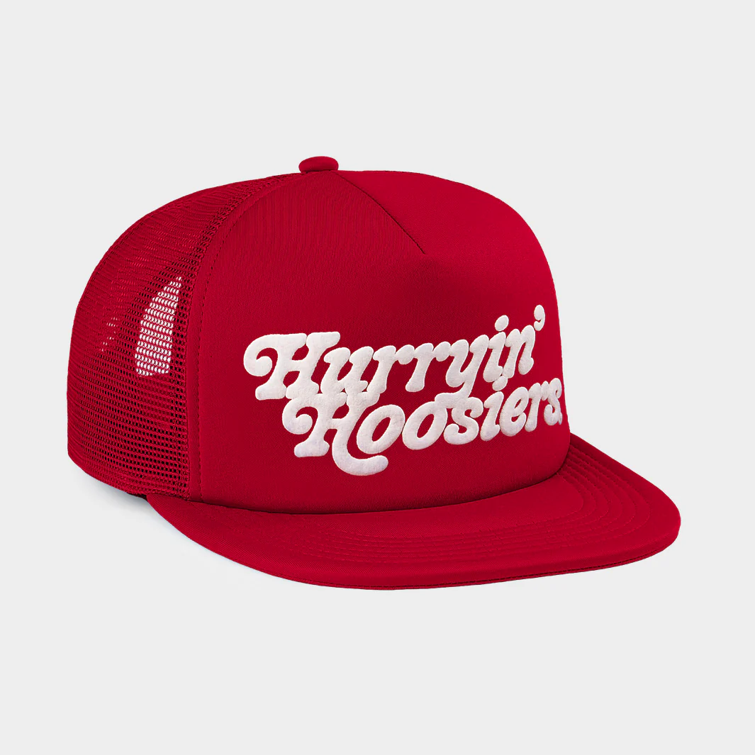 IU "Hurryin' Hoosiers" Puff Ink Trucker Hat - Image 2