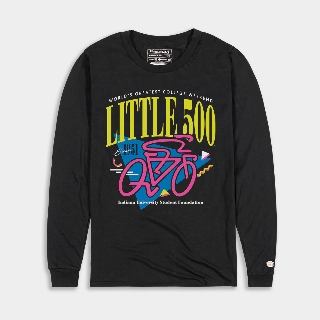 IU Student Foundation Little 500 1990s-Inspired Retro Long Sleeve