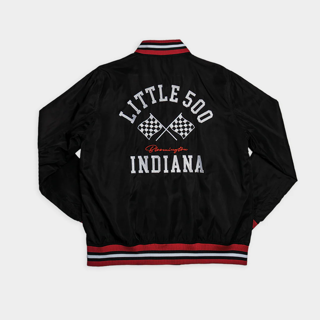 IU Student Foundation Little 500 Racing Bomber Jacket - Image 2