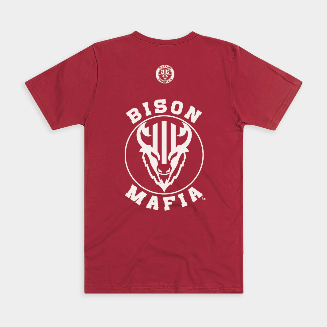 IU Upstairs Pub Bison Mafia 2025 Tee - Image 3