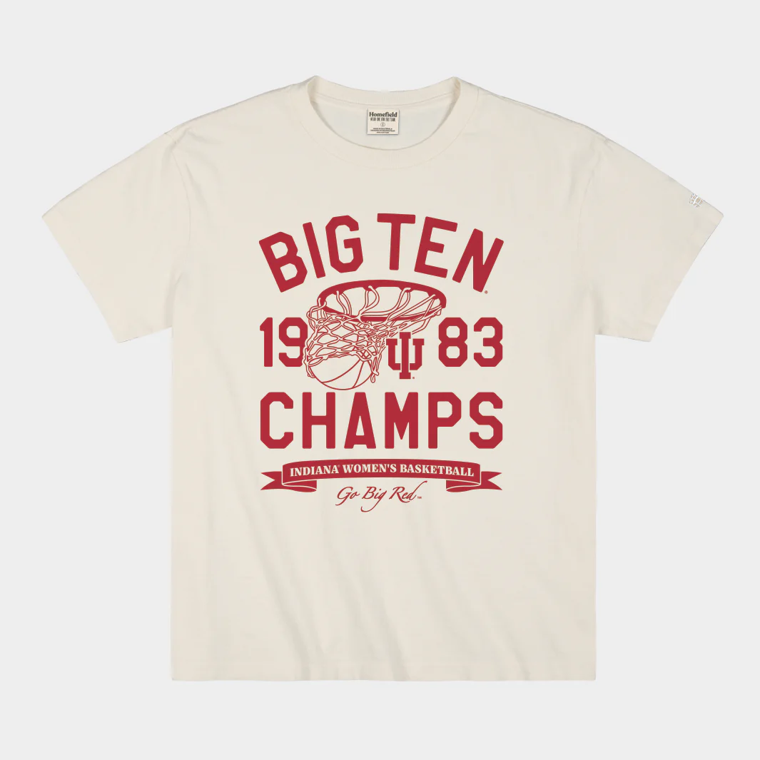 IU Women's Basketball 1983 Big Ten Title Heavyweight Tee