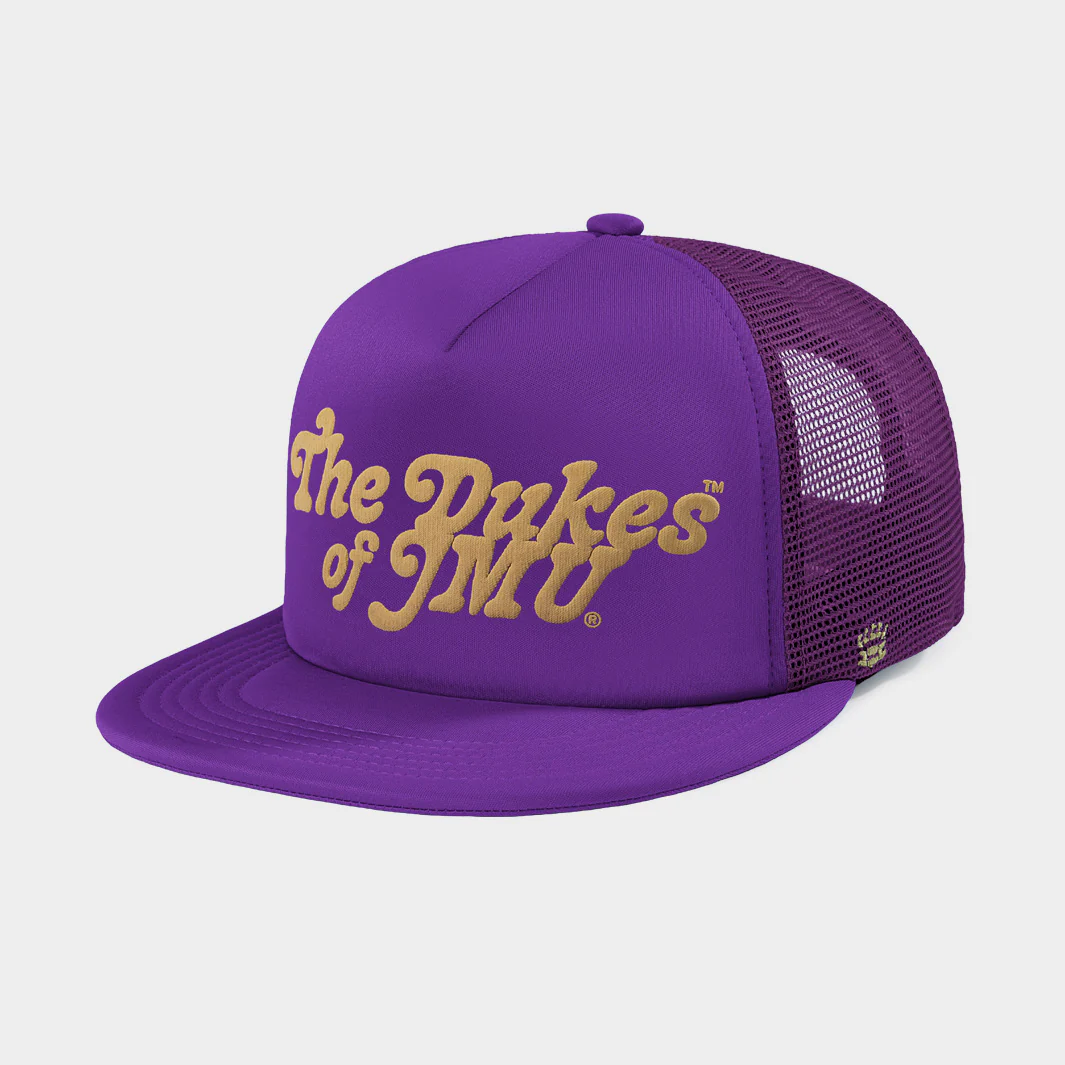 James Madison "The Dukes of JMU" Puff Ink Trucker Hat